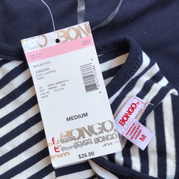 NWT Bongo Daisy Cropped Halter Top - Picture 4 of 4